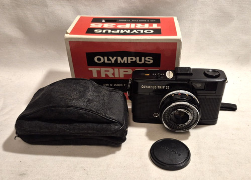 Black olympus trip 35mm - olympus, 35